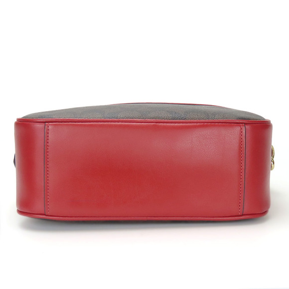 Coach COACH Leather Shoulder Bag 68168 Red Brown Leather Crossbody Bag 68168 - Picture 4 of 16